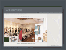 Tablet Screenshot of annehouse.ch